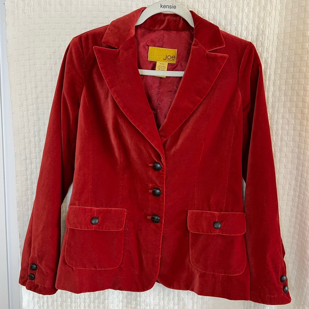 Women's Vintage Velvet Blazer